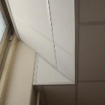Commercial suspended ceiling window well slope